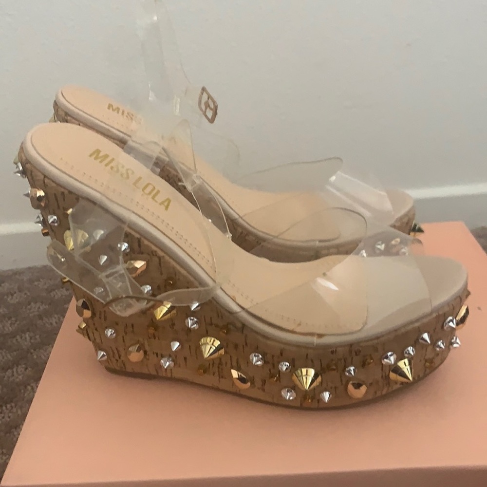 Miss Lola Treasure-1 studded sandal